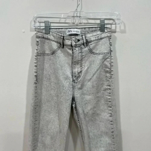 Zara elastic high rise jeggings size 4 8197/026 - Picture 4 of 9